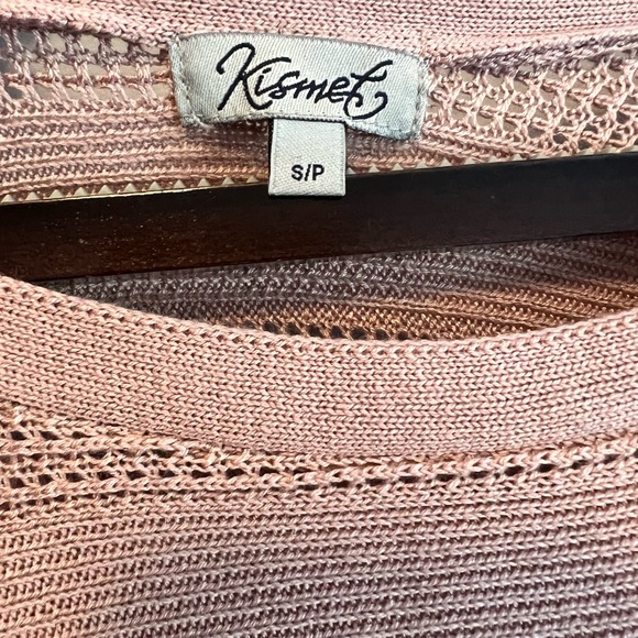 Pink sweater. See through. Cozy but good for the office! - Picture 3 of 3